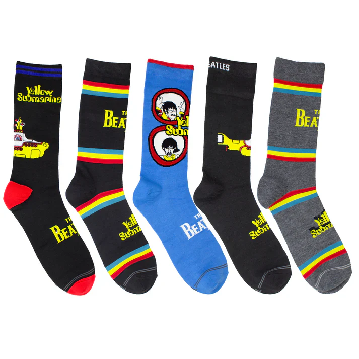 Perri Socks - The Beatles 5-Pack Yellow Submarine Socks - Image 2