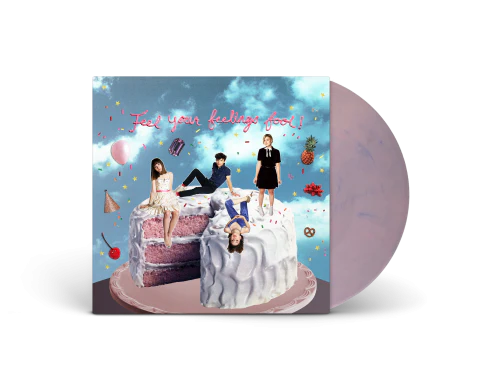 The Regrettes - Feel Your Feelings Fool! (Marbled Pink & Blue Vinyl) (New Vinyl) - Image 2