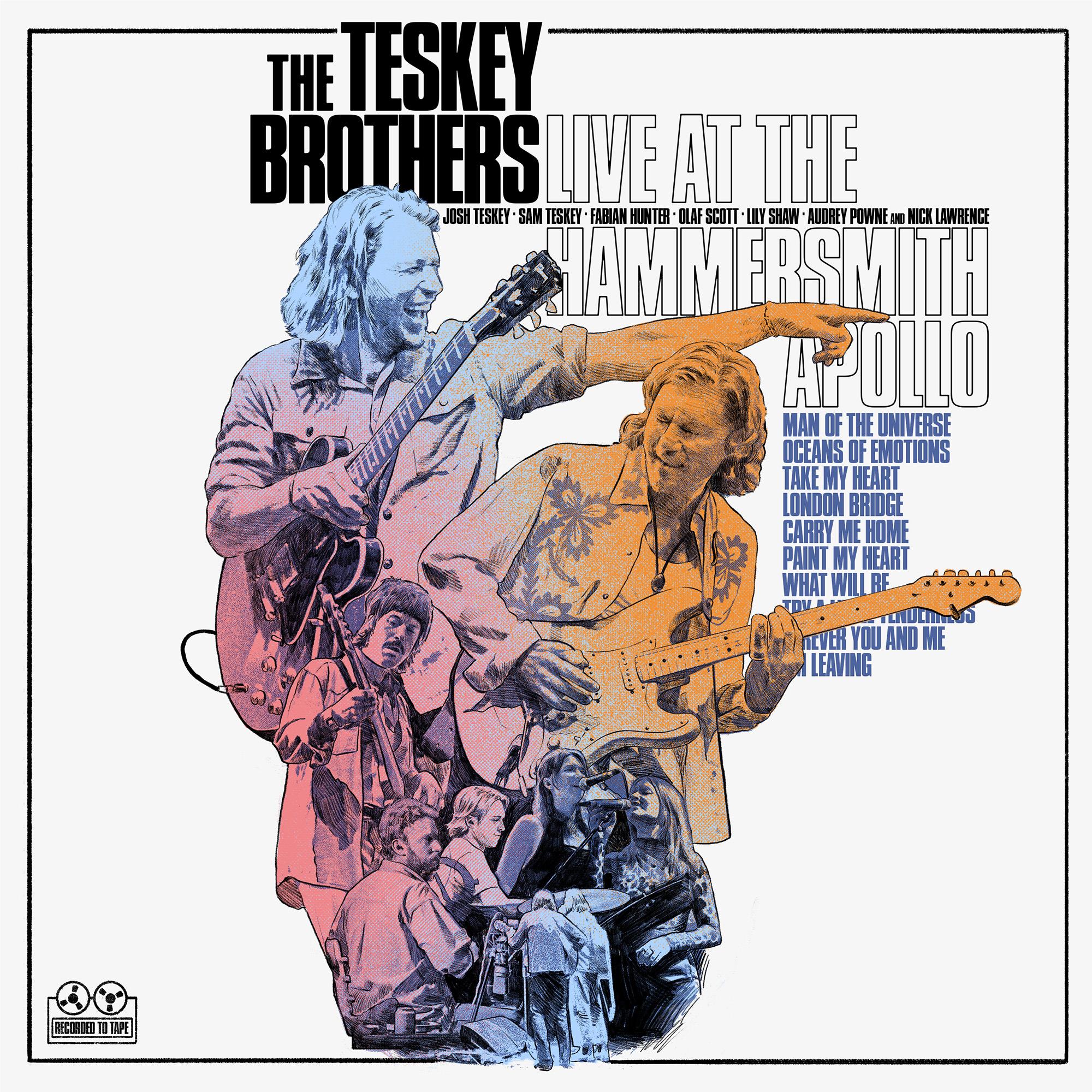 The Teskey Brothers - Live At The Hammersmith Apollo (Huron Blue Vinyl) (New Vinyl)