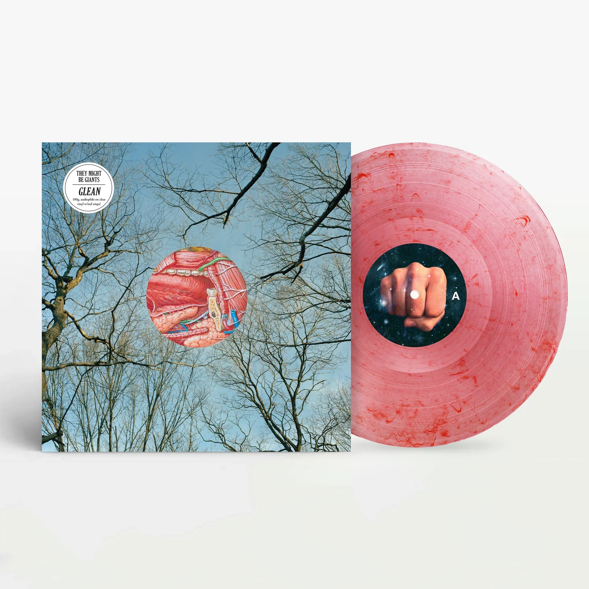 They Might Be Giants - Glean/Clear With Red Whisps Vinyl (New Vinyl) - Image 2