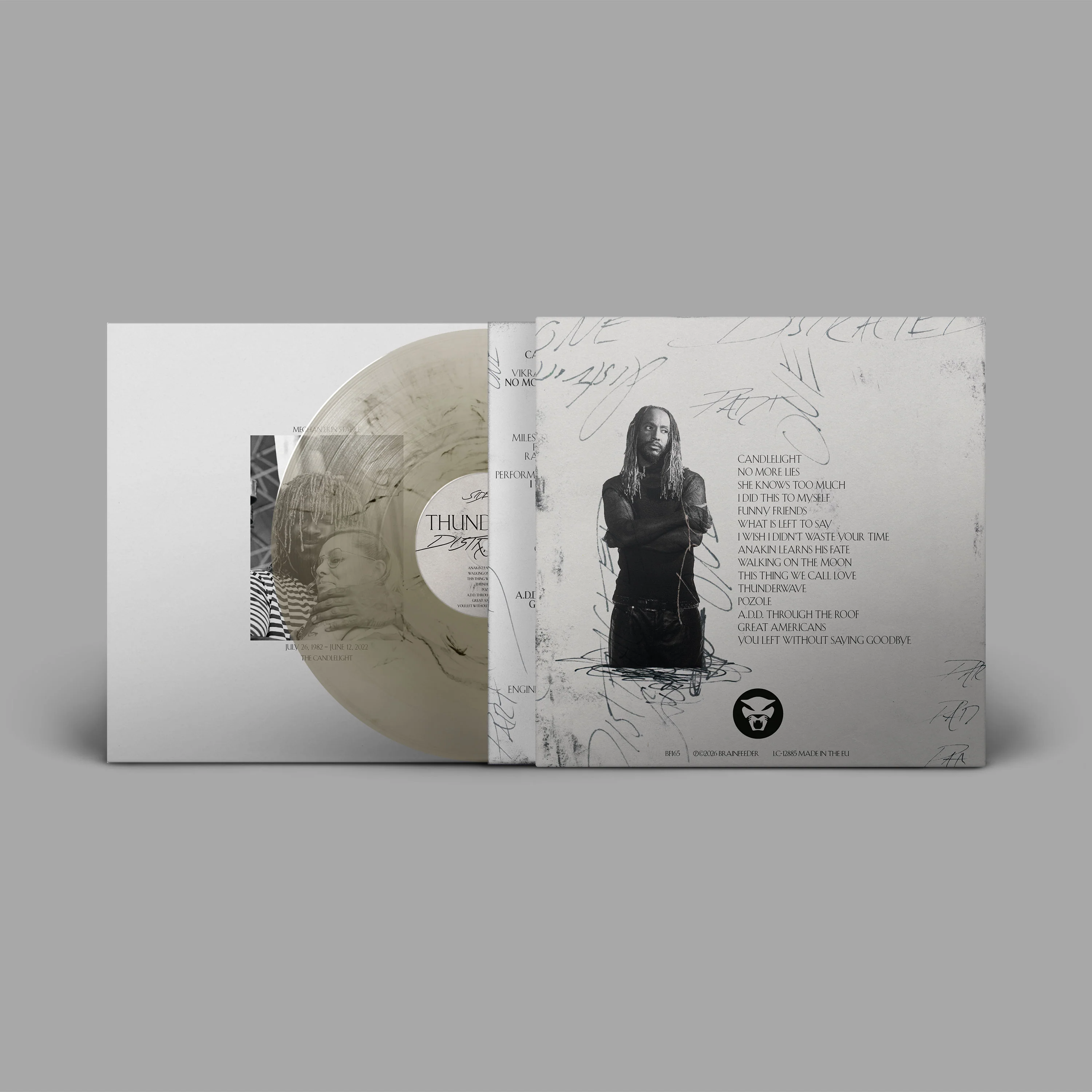 Thundercat - Distracted (Indie Exclusive Black Marbled Smoke Colour) (New Vinyl) - Image 2