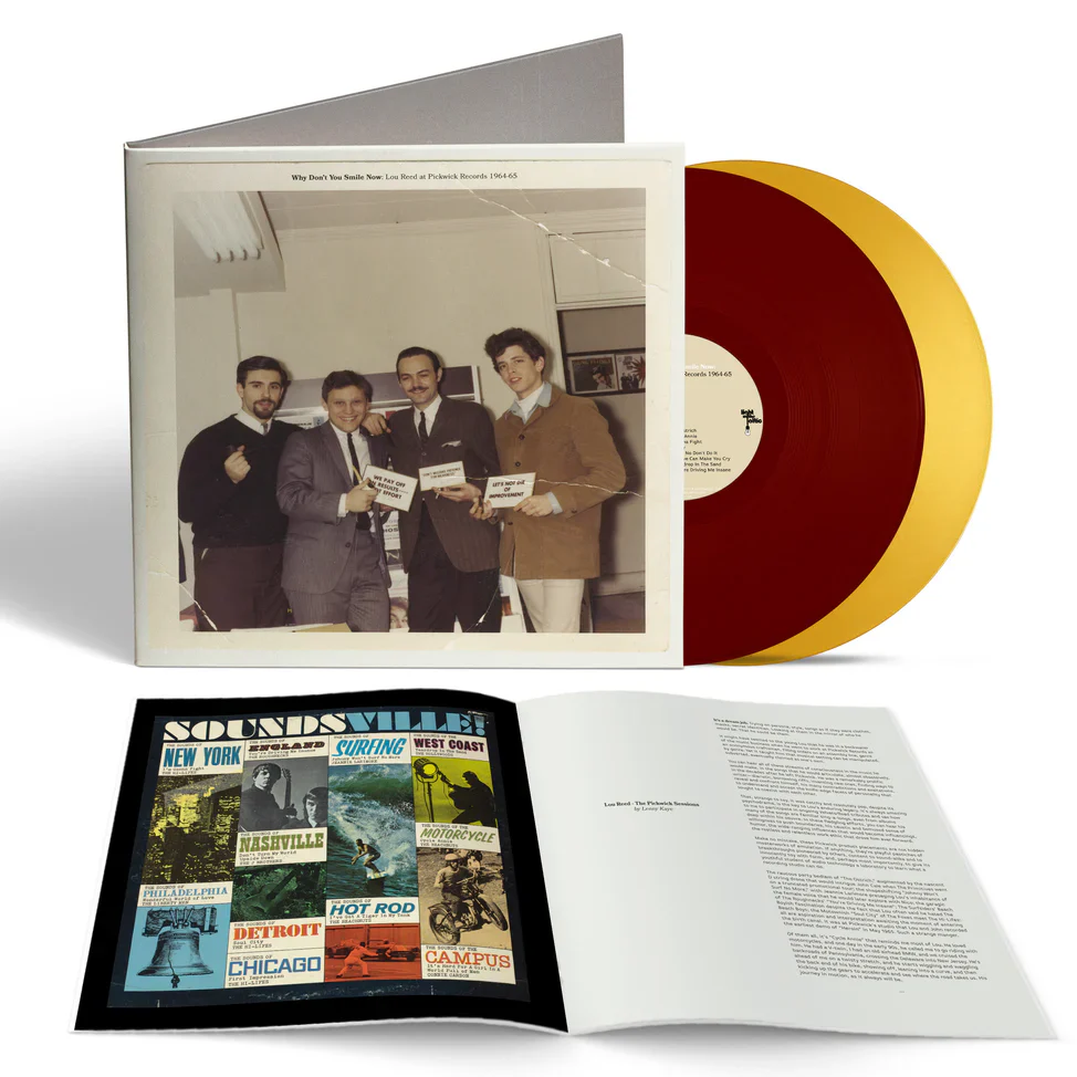V/A - Why Don't You Smile Now: Lou Reed at Pickwick Records 1964-65 (2LP Oxblood & Gold Vinyl) (New Vinyl) - Image 2