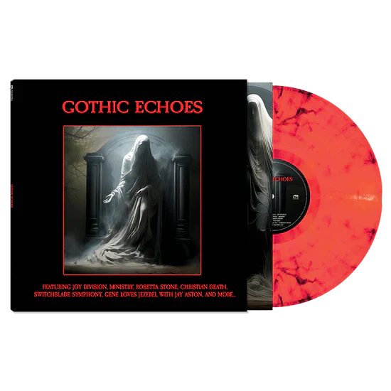 Various Artists - Gothic Echoes (Red Marble Vinyl) (New Vinyl) - Image 2