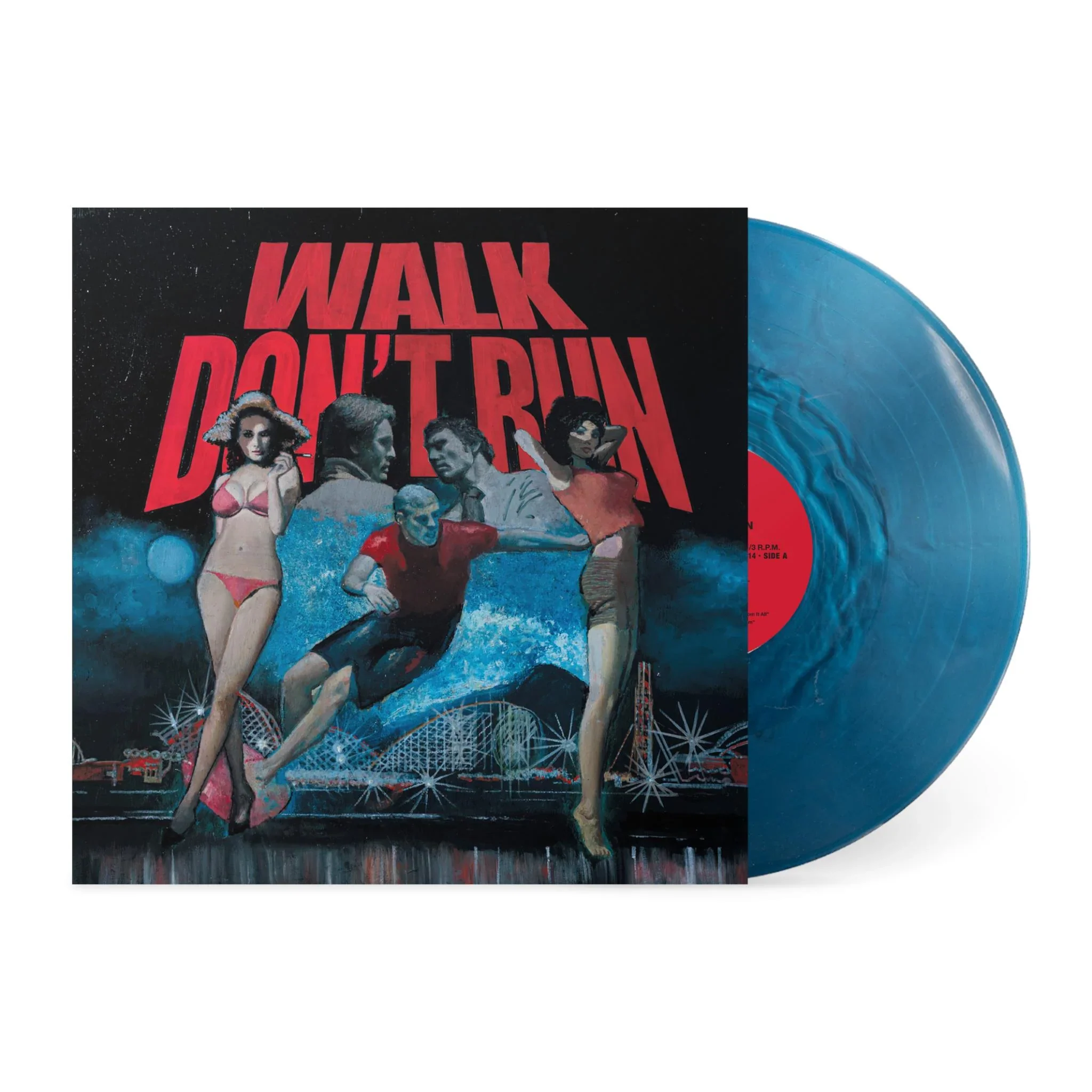 Various - Walk Don't Run (Blue Castaway Vinyl) (New Vinyl) - Image 2