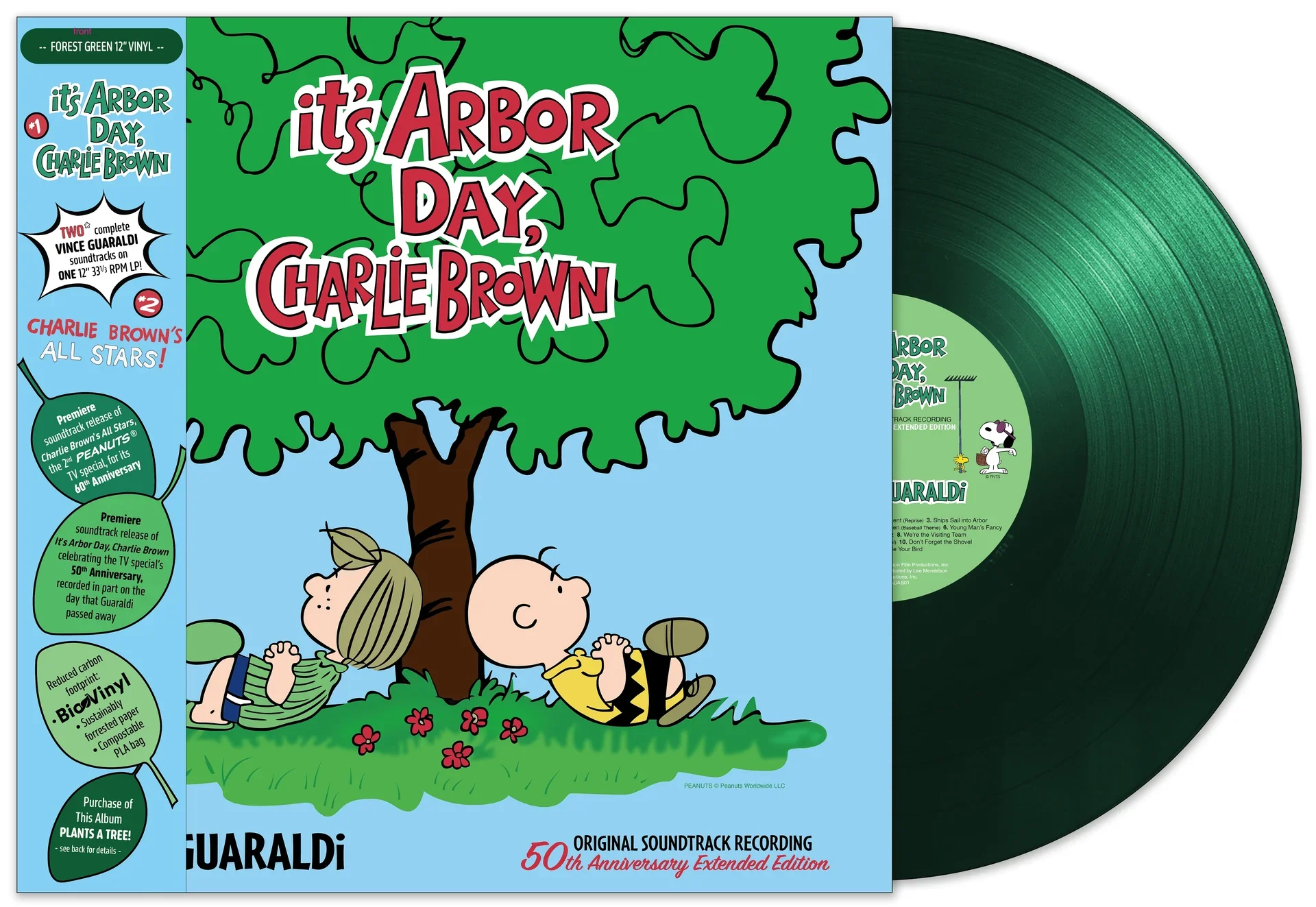 Vince Guaraldi - It's Arbor Day, Charlie Brown (Forest Green Vinyl) (New Vinyl)