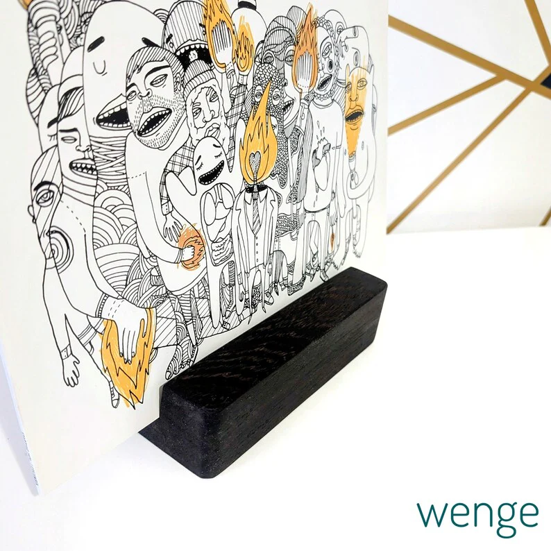 Vinylblox - Wenge Tabletop Stand (Solo) - Image 2