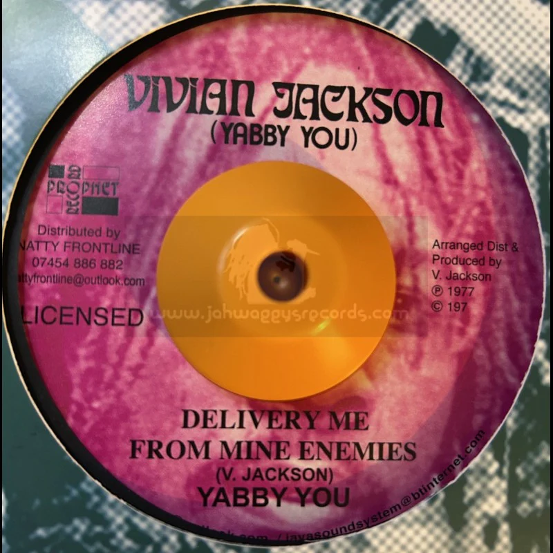Vivian Jackson (Yabby You) - Deliver Me From Mine Enemies (7") (New Vinyl)