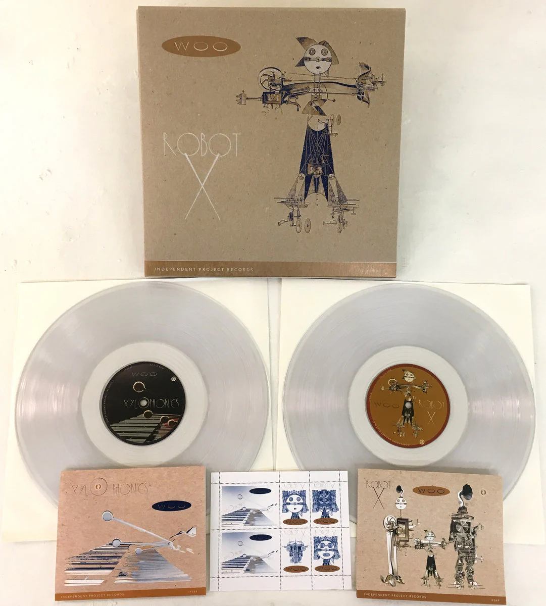 Woo - Xylophonics + Robot X (Double Album) (Clear Vinyl) (New Vinyl) - Image 2